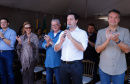 O governador Carlos Massa Ratinho Junior e o prefeito de Guaratuba, Roberto Justus, inauguraram a ponte sobre o Rio Cubatão, em Guaratuba. 