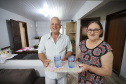 Sanepar instala água tratada na comunidade ruaral Alto do Divino, 11km da sede do município de Campo Morão. N/F: Olga e Noel Crispim.Campo Mourão, 08-11-19.Foto: Arnaldo Alves / AEN.