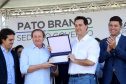 O governador Carlos Massa Ratinho Junior assinou na manhã desta terça-feira (12) a transferência da sede do Governo do Paraná para Pato Branco, polo do Sudoeste do Paraná