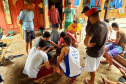 Pescadores fazem curso de mecânica de embarcações. Fotos de Pierpaolo Nota/ Portos do Paraná 