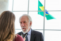 O vice governador Darci Piana recebe nesta terça-feira (3), o embaixador da Alemanha no Brasil, Georg Witschel no Palácio Iguaçu.   Curitiba, 03/12/2019 -  Foto: Geraldo Bubniak/AEN
