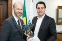Governador Carlos Massa Ratinho Junior recebe o embaixador da Finlândia, Jouko Leinonen. Curitiba,01/10/2019.