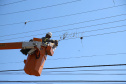 Copel alerta para os perigos de pipas perto da rede elétrica.