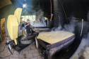 Produção de açucar mascavo e de melado de açúcar mascavo de cana-de-açúcar produzido pelo produtor Rafael Morgenstern em Capanema, no sudoeste do Paraná.  Capanema - 16/01/2020 - Foto: Geraldo Bubniak/AEN