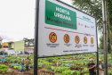 Inauguração da Horta Comunitária Moradias Marumbi do programa da Secretaria de Estado da Agricultura e do Abastecimento,  nesta quinta-feira (16), no bairro Uberaba, em Curitiba