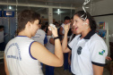 Cerca de 100 estudantes da Escola de Educação Especial Bem Me Quer, de Matinhos, tiveram a oportunidade de conhecer e interagir com os policiais.
Foto: PCPR