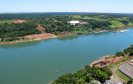 Obras de construção da Ponte da Integração Brasil e Paraguai, em Foz do Iguaçu.  -  Foz do Iguaçu, 28/02/2020  -  Foto: Rodrigo Félix Leal/AEN