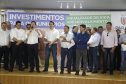 O governador Carlos Massa Ratinho Junior em reunião com prefeitos da AMSULPAR e visita as obras da ponte José Richa
Foto Gilson Abreu/Aen
