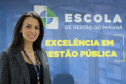  Aline Justus, diretora da Escola de Gestão do Paraná. Foto: José Fernando Ogura/AEN