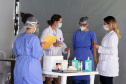 Hospital Oswaldo Cruz inicia teste de pessoal da saúde e da segurança. Foto: Antonio Américo/SESA