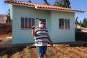 Casas populares são entregues a famílias de Quedas do Iguaçu. Foto: Cohapar