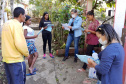 Professores realizam tutoria pedagógica via Meet com alunos das ilhas do litoral paranaense. Foto:SEED