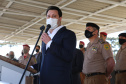 O Governador Carlos Massa Ratinho Junior entrega nesta segunda-feira (10/08), a reforma, melhorias e ampliacao da Academia Policial Militar do Guatupê - bloco 3 e novas  viaturas.  Curitiba, 10/08/2020 - Foto: Geraldo Bubniak/AEN