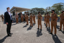 O Governador Carlos Massa Ratinho Junior entrega nesta segunda-feira (10/08), a reforma, melhorias e ampliacao da Academia Policial Militar do Guatupê - bloco 3 e novas  viaturas.  Curitiba, 10/08/2020 - Foto: Geraldo Bubniak/AEN