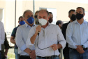 O Governador Carlos Massa Ratinho Junior vistoria  nesta terca-feira (11/08), 416 unidade habitacionais no Loteamento Sao Geronimo em Campo Largo. Secretario Desenvolvimento Urbano e de Obras Públicas,  Joao Carlos Ortega em discurso.. Campo Largo, 11/08/2020 - Foto: Geraldo Bubniak/AEN