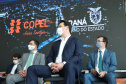 O governador Carlos Massa Ratinho Junior e o presidente da Copel, Daniel Slaviero, lançam o Programa Rede Elétrica Inteligente, em Curitiba. 