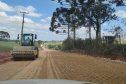 Pavimentação de estradas vicinais estimula economia no campo. Foto:SEDU