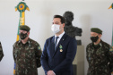 O Governador Carlos Massa Ratinho Junior recebe, nesta quinta-feira (24),  a medalha Exercito Brasileiro no Forte do Pinheirinho.  Curitiba, 24/09/2020. Foto: Geraldo Bubniak/AEN