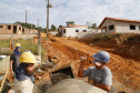 Requalificação urbana da Vila Nova, em Wenceslau Braz, no Norte Pioneiro. 
.Foto de Gilson Abreu/AEN