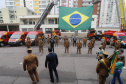 Curitiba-08-10-2020 - Governador Carlos Massa Ratinho Junior, participa do  108° Aniversário do Corpo de Bombeiros da Polícia Militar do Paraná- Foto : Jonathan Campos / AEN