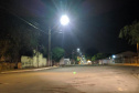 Nova iluminação levará mais segurança para o município de Alto Piquiri. Foto:SEDU