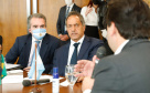 Governador apresenta corredor bioceânico a embaixador da Argentina
Foto: Rodrigo Felix Leal