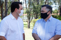 O governador Carlos Massa Ratinho Junior e o secretário de Estado da Saúde, Beto Preto, visitaram nesta quarta-feira (25) o Hospital de Dermatologia Sanitária do Paraná (HDSPR), em Piraquara. 