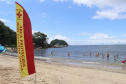 Orientação dos guarda-vidas e conscientização do cidadão fazem diminuir número de salvamentos no litoral na primeira quinzena do verão - Curitiba, 04/01/2021 - Foto: Divulgação SESP
