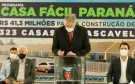 CURITIBA - 13-01-2021 - Governador Carlos Massa Ratinho Junior, lança o programa Casa Fácil Paraná.