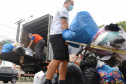 PCPR entrega à Defesa Civil cinco toneladas de doações para vítimas de enchentes de Guaraqueçaba  -  Foto: Divulgação Polícia Civil do Paraná/SESP