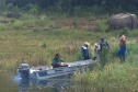 Fiscais da regional do Instituto Água e Terra (IAT) de Curitiba realizaram (do dia 11 ao 15) operação para coibir a pesca ilegal na Represa Capivari Cachoeira, nos municípios de Campina Grande do Sul e Bocaiúva do Sul.  Foto: IAT