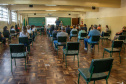 Escolas acolhem pais e estudantes para orientar sobre biossegurança durante aulas presenciais  -  Curitiba, 24/02/2021  -  Foto: Divulgação SEED