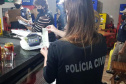 Em seis dias, mais de 3,5 mil estabelecimentos são fiscalizados e 281 presas no Paraná. Curitiba, 05/03/2021 - Foto: Divulgação SESP-PR