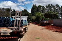 A Sanepar deve concluir, na próxima semana, a obra de interligação de uma rede de grande diâmetro, chamada anel, que irá incrementar em 38% a produção de água atual de Sabáudia, prejudicada pela estiagem prolongada.Foto: Sanepar