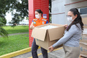 A Mondelez Brasil  faz a entrega de Kits Covid e de mascaras de proteçao para a Defesa Civil 24/03/2021 - Foto: Geraldo Bubniak/AEN