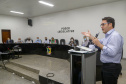 Comitiva da Nova Ferroeste visita Mundo Novo, no Mato Grosso do Sul. Os técnicos apresentaram na Câmara de Vereadores da cidade o estudo de demanda e traçado elaborado para a ferrovia.
 Foto Gilson Abreu/AEN