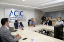 25.03.2021 - Visita do grupo técnico  da nova Ferroeste  a ACIC Cascavel.
 Foto Gilson Abreu/AEN


