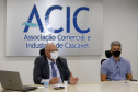 25.03.2021 - Visita do grupo técnico  da nova Ferroeste  a ACIC Cascavel.
 Foto Gilson Abreu/AEN
