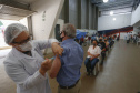 Paraná aplicou mais de 1 milhão de doses da vacina contra o coronavírus. Foto: Jonathan Campos/AEN