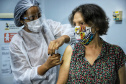 Municípios aplicaram quase 130 mil doses de vacina no fim de semana . Foto:Jose Fernando Ogura/AEN