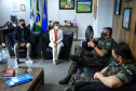 Em Ponta Grossa, Exército vistoria local de possível instalações da Escola de Sargentos de Armas - ESA. Ponta Grossa, 13 de abril de 2021.Foto: José Fernando Ogura/ AEN