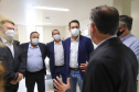 O governador Carlos Massa Ratinho Junior visita nesta quarta-feira (14) o Hospital Regional São Sebastião, na Lapa. A Secretaria de Estado da Saúde disponibiliza seis leitos de UTI no hospital.  A unidade já conta com 40 leitos de enfermaria na estratégia de combate à Covid-19.  14/04/2021 - Foto: Geraldo Bubniak/AEN