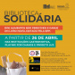 Ação da Biblioteca Pública do Paraná troca doações de alimentos por livros novos&#8203; - Foto/Arte: BPP