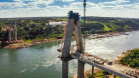 Nova ponte Brasil-Paraguai, em Foz, atinge 52% de execução
Foto: Alexandre Marchetti/Itaipu Binacional