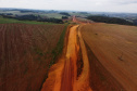 O governador Carlos Massa Ratinho Junior visita nesta quinta-feira (6) as obras da PRC-239, entre Pitanga e Mato Rico, no Centro do Estado. O Governo do Paraná está investindo quase R$ 90 milhões na implantação de 43 quilômetros de asfalto. 06/05/2021 - Foto: Geraldo Bubniak/AEN