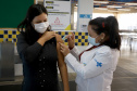 Paraná ultrapassa 50% do grupo prioritário vacinado com a primeira dose contra a Covid . Foto:Ari Dias/AEN