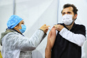 Vacinação contra a Covid-19 em São José dos Pinhais, durante o fim de semana  -  São José dos Pinhais, 17/07/2021  -  Foto: José Fernando Ogura/AEN