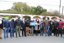 Vice-governador entrega seis veículos para operações da PM no Litoral  Foto: Camila Tonett/Vicegovernadoria