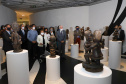 Vice-governador Darci Piana  participa da abertura da  exposição África, Expressões Artísticas de um Continente, realizada pelo Museu Oscar Niemeyer (MON) Foto: Ari Dias/AEN