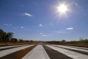 Governador vistoria etapa final da revitalização da pista do aeroporto de Siqueira Campos.
Foto Gilson Abreu/AEN